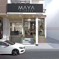 Thiết kế cửa hàng trang sức MAYA DIAMOND sang trọng, đẳng cấp